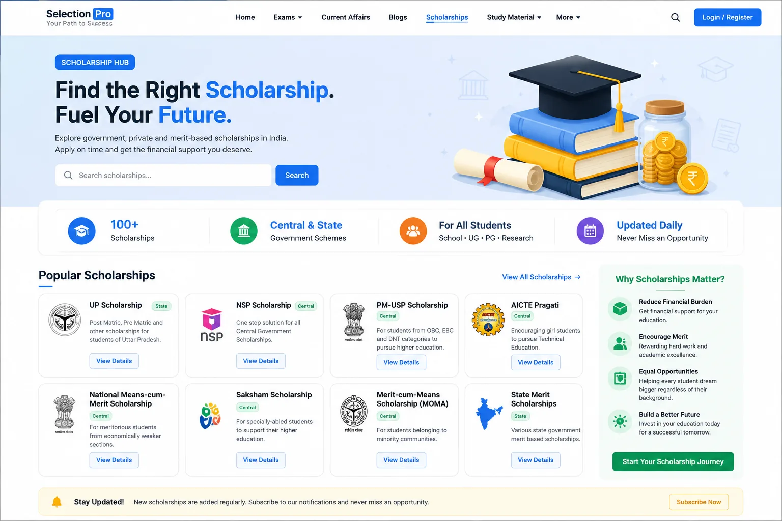 Scholarship 2026 Government and Private Scholarships for Students